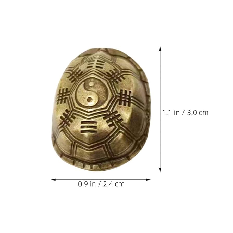 珍しい中国黄銅製印章４点（亀鈕２点と水鳥１点が合体した亀鈕１点） Amazon.co.jp: 中国のお金の亀の置物、樹脂製の亀の像、富の繁栄
